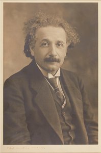 Porträt von Albert Einstein 1879-1955, 1921 von Herman Mishkin