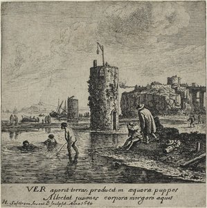 Frühling von Herman Saftleven
