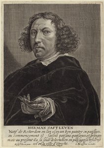Porträt von Herman Saftleven der Jüngere von Herman the Younger Saftleven