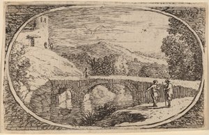 Eine Steinbrücke von Herman van Swanevelt