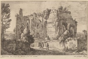Landschaft mit dem Kardinal