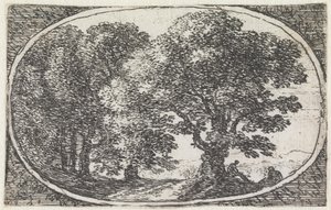 Landschaft (Nr. 10 aus der Serie: variae campestrum fantasiae) von Herman van Swanevelt