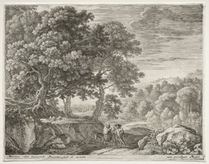 Die Flucht nach Ägypten, ca. 1652-1654 von Herman van Swanevelt