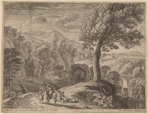Der große Baum und die Kaskade