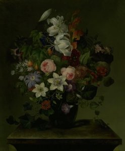 Blumenstrauß mit Winde und Efeu von Hermania Neergaard