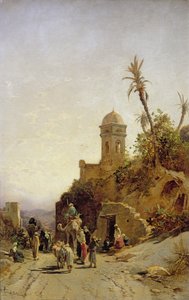 Die abreisende Karawane, Bethanin, c.1880