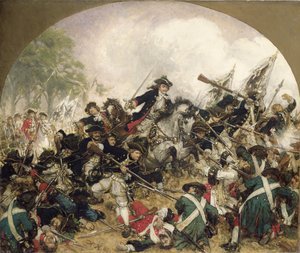 Der Alte Dessauer in der Schlacht von Turin, 1883 von Hermann Joseph Wilhelm Knackfuss