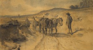 Auf dem Moor, ca. 1855 von Hermann Kauffmann
