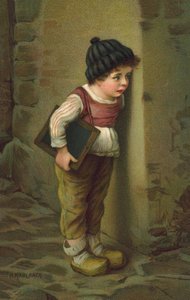 Junge in deutscher Tracht von Hermann Kaulbach