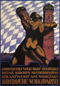 Christen! Soll Spartacus eure Kirchen niederreißen, 1919