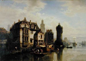 Ansicht von Rotterdam von Hermann Meyerheim