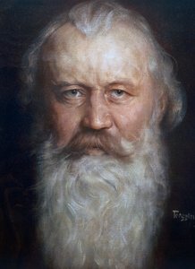 Porträt von Johannes Brahms (Hamburg)