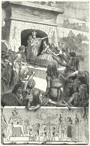 Begräbnis eines altägyptischen Pharaos von Hermann Vogel