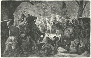 Ottokar II. von Böhmen Kreuzzug gegen die heidnischen Altpreußen, 1255 von Hermann Vogel