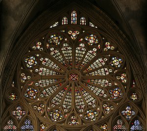 Das Rosettenfenster (Detail)