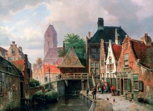 Ansicht von Oudewater, c1867