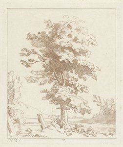 Baum in einer Landschaft von Hermanus Numan