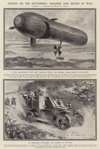 Wissenschaft auf dem Schlachtfeld: Ballon und Motor im Krieg von Hermanus Willem (after) Koekkoek