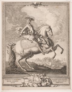 Friedrich V. als Kronprinz zu Pferd