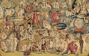 Der Garten der Lüste (ca. 1560) von Hieronymus (after) Bosch
