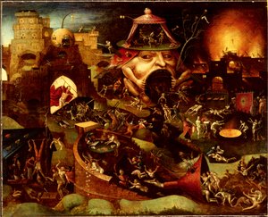 Christus in der Vorhölle, ca. 1575 von Hieronymus (follower of) Bosch
