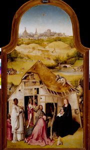 Anbetung der Könige. Zentrales Panel des Triptychons der Epiphanie