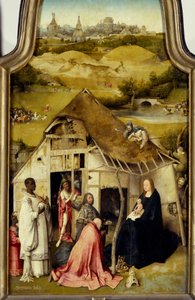 Anbetung der Könige Triptychon (Detail des zentralen Panels)