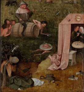 Eine Allegorie der Trunkenheit von Hieronymus Bosch