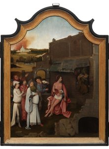 Zentraltafel des Triptychons von Hiob, ca. 1500-24