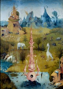 Paradies (Detail) von Hieronymus Bosch
