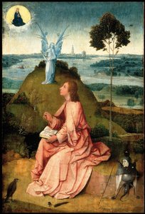 Johannes der Evangelist auf Patmos, um 1505 von Hieronymus Bosch
