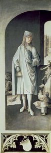 St. Bavo, Außenseite des rechten Flügels vom Jüngsten Gericht Altarbild von Hieronymus Bosch