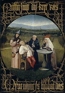 Die Heilung des Wahnsinns, Entfernung des Steins des Wahnsinns, zwischen 1488 und 1516
