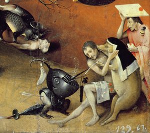 Der Garten der Lüste, ca. 1500 (Detail) von Hieronymus Bosch