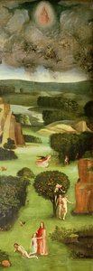 Das Jüngste Gericht (Altarbild): Innenansicht des linken Flügels von Hieronymus Bosch