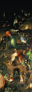 Das Jüngste Gericht (Altarbild): Innenseite des rechten Flügels von Hieronymus Bosch