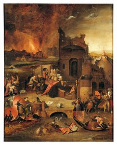 Die Versuchung des Antonius Abt von Ägypten von Hieronymus Bosch