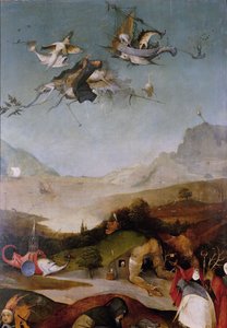 Die Versuchung des heiligen Antonius (Detail), zwischen 1495 und 1515 von Hieronymus Bosch
