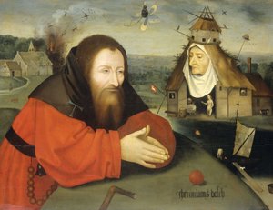 Die Versuchung des heiligen Antonius, ca. 1550-1600 von Hieronymus Bosch