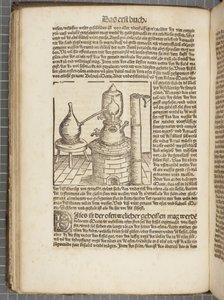 Das Buch zu Distillieren von Hieronymus Brunschwig