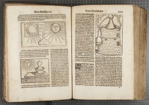 Das Buch zu Distillieren von Hieronymus Brunschwig