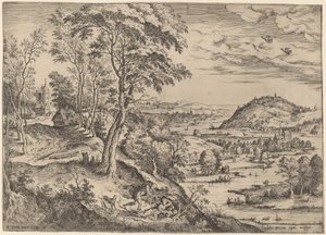 Kephalos und Prokris von Hieronymus Cock