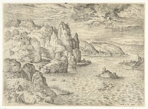 Hero und Leander von Hieronymus Cock