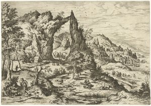 Juda und Tamar von Hieronymus Cock