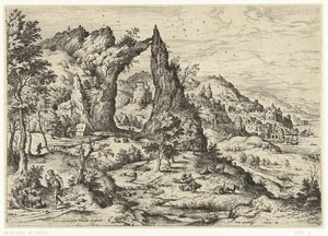 Juda und Tamar (Serie: Landschaften mit biblischen und mythologischen Szenen)