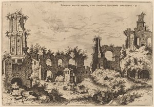 Ruinen auf dem Palatin mit dem Septizonium