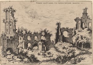 Ruinen auf dem Palatin mit dem Septizonium