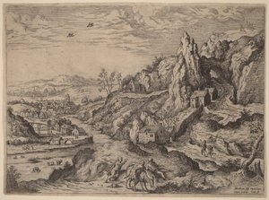 Opferung Abrahams von Hieronymus Cock
