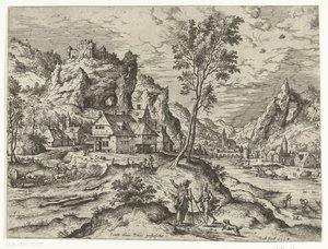 Tobias und der Engel von Hieronymus Cock