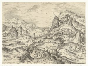 Venus trauert um den Tod von Adonis Landschaften mit biblischen und mythologischen Szenen (Serientitel)